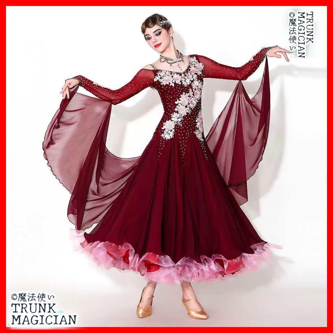 全新 ドレス スカートが魅力的なデザイン 競技会やデモでも