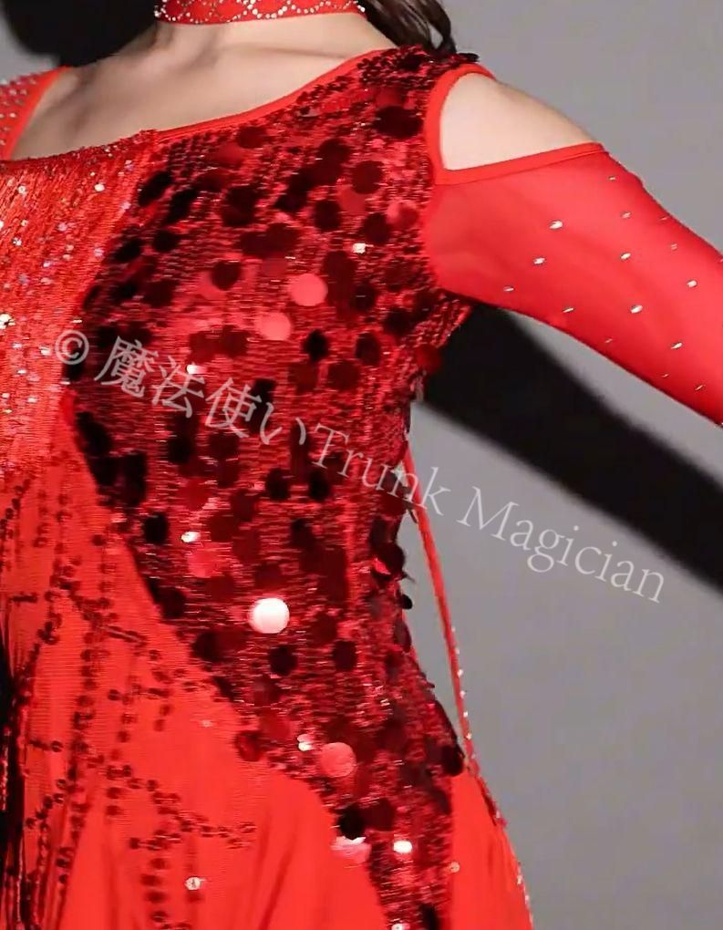 新品未使用】セール 社交ダンスドレス ラテンドレス 競技 デモ用