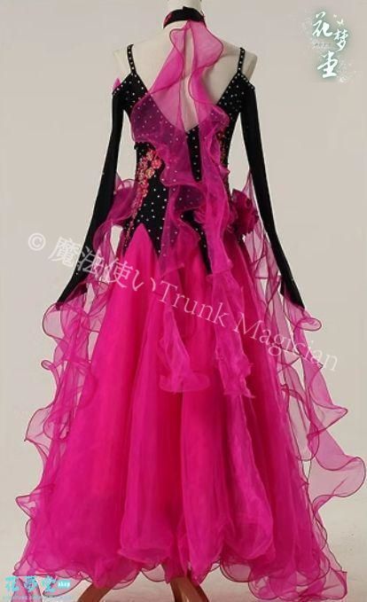 新品未使用】新品未使用社交ダンスドレス スタンダードドレス モダン