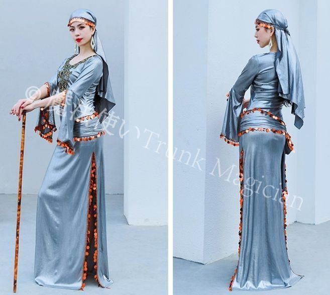 新品未使用】ベリーダンス衣装サイーディ サーディドレス ピンク