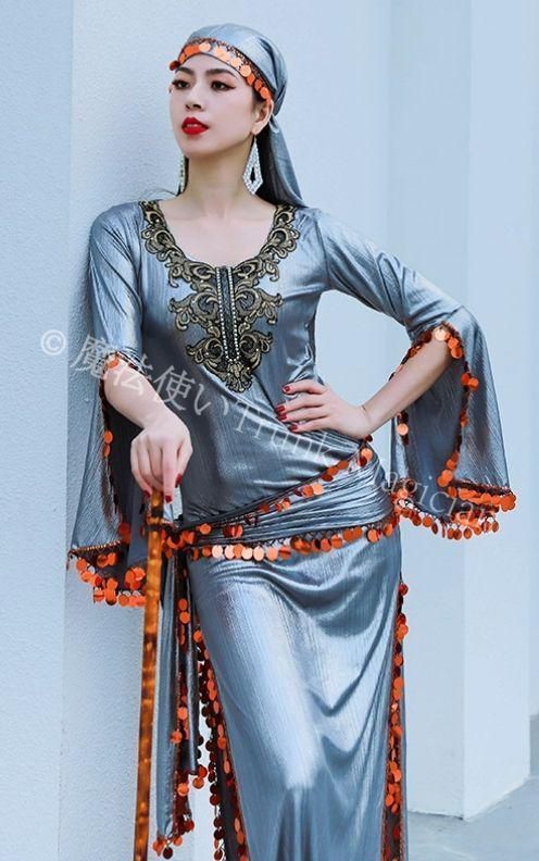 新品未使用】ベリーダンス衣装サイーディ サーディドレス ピンク