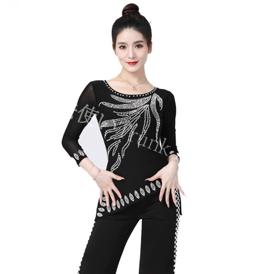 ストーン付トップス