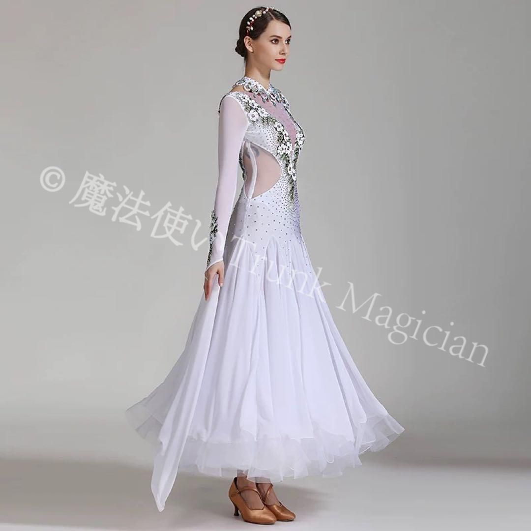 新品未使用】20スタンダードドレス?発表会やダンスパーティーデモに