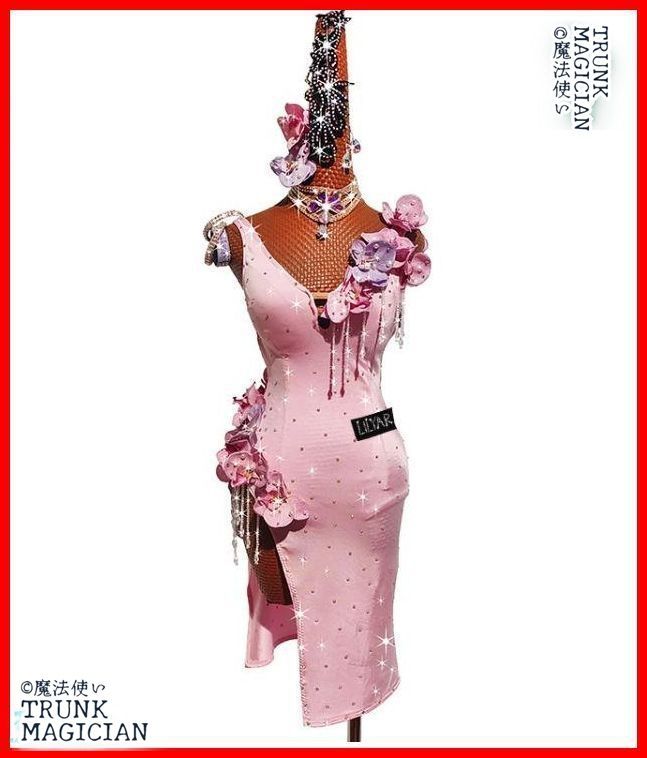 ダンス衣装 立体花