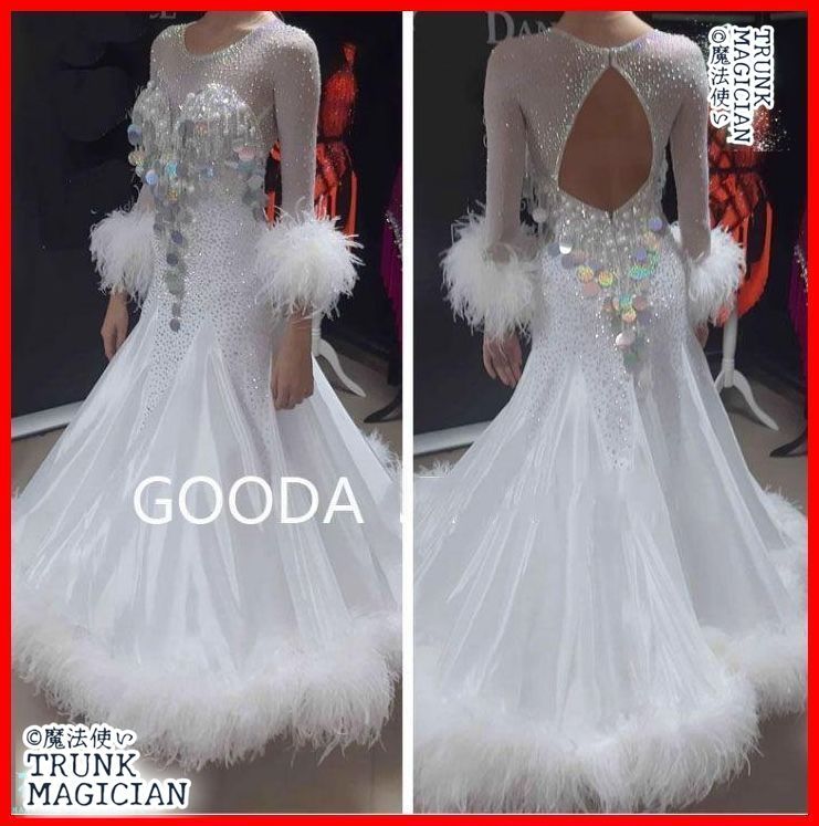 オーダーメイド 社交ダンス衣装 ドレス 色変更可