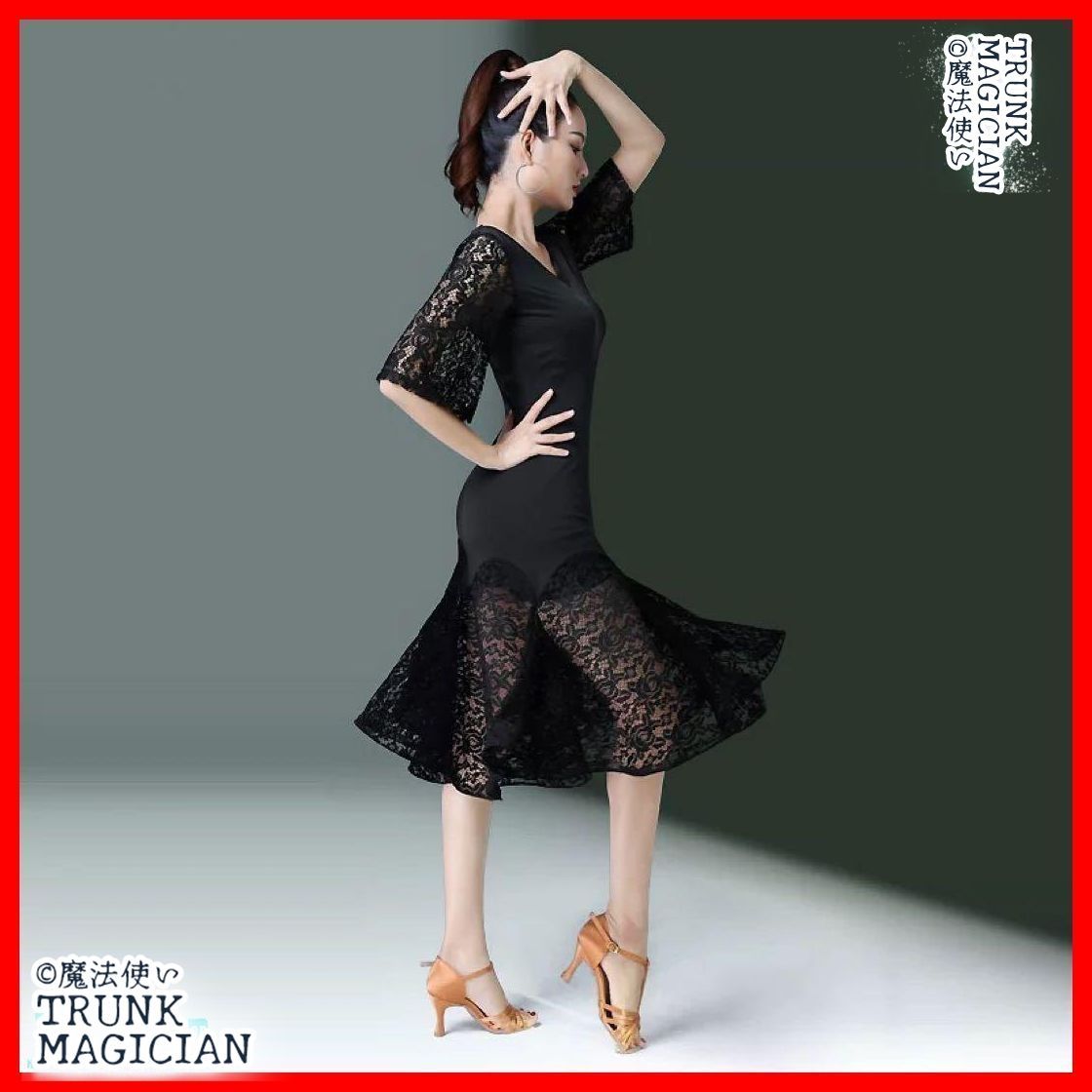 全新 ラテン兼用練習着