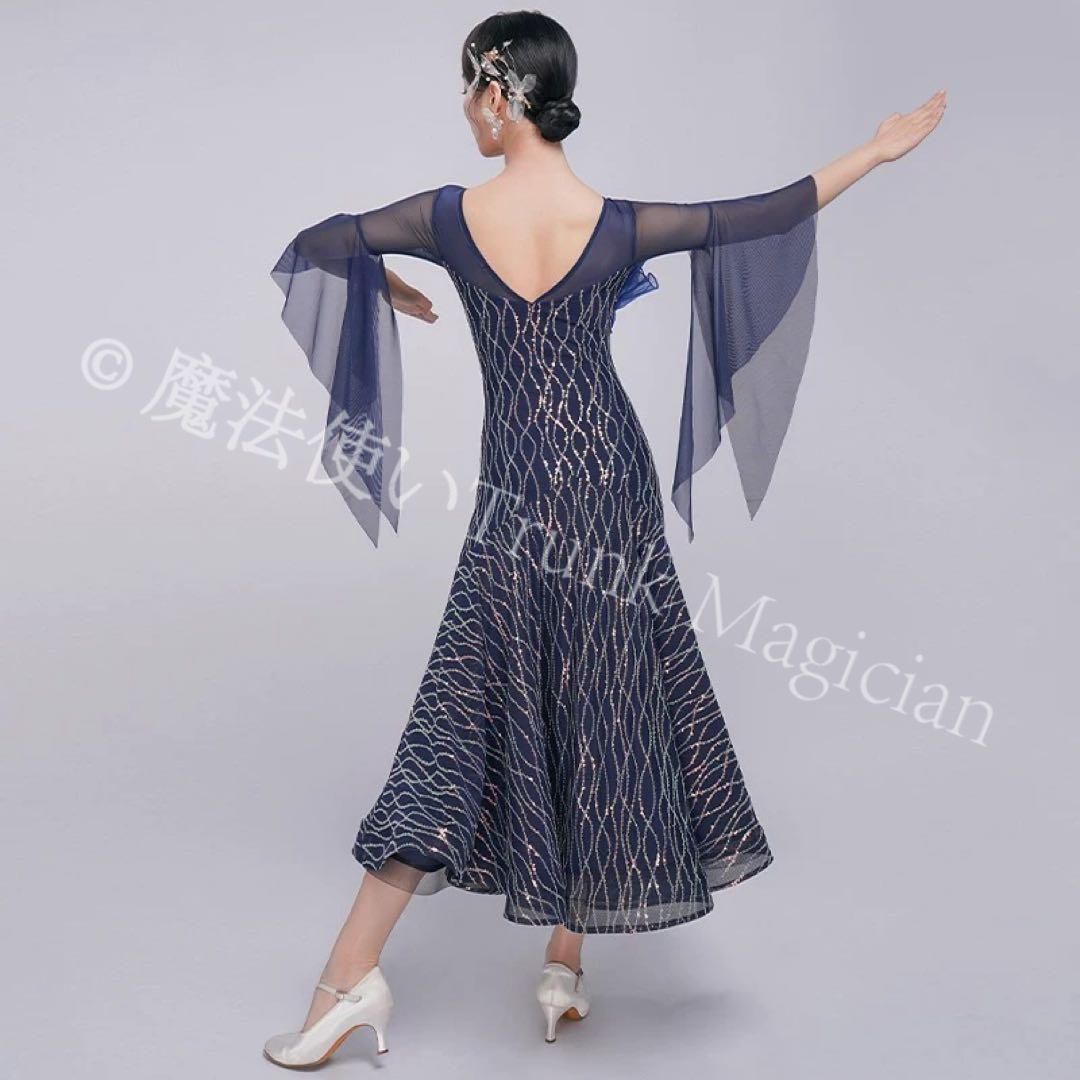 キラキラスパンコールワンピース ダンスパーティーや練習着にも最適