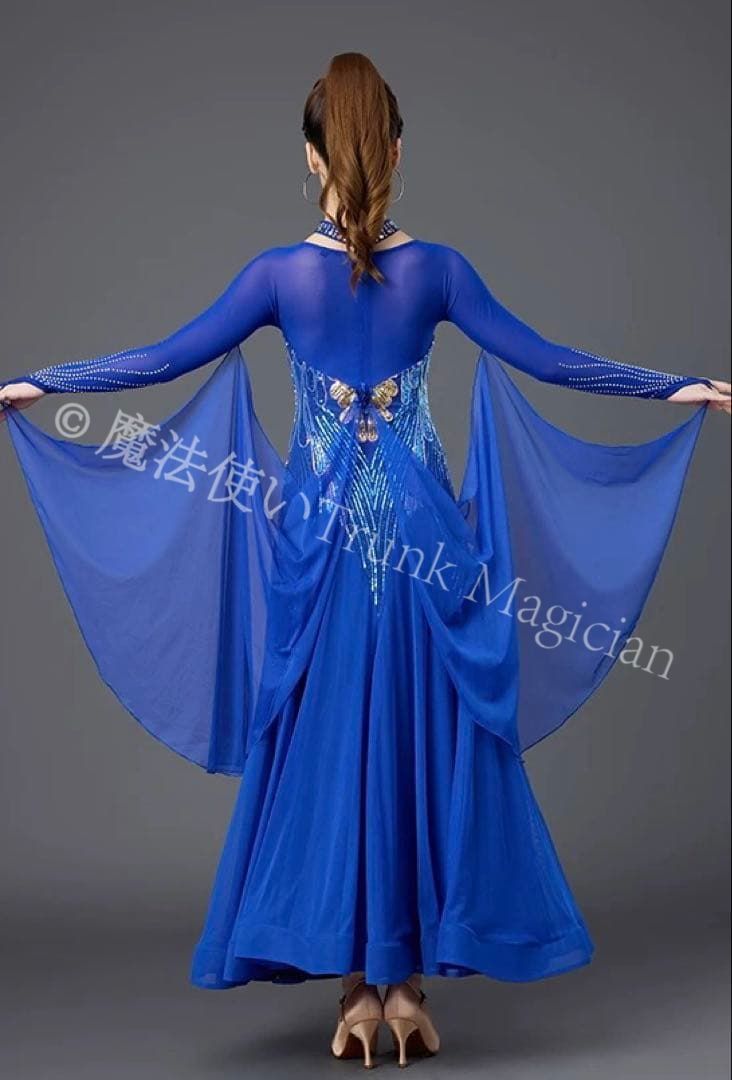  キラキラ ドレス 競技会やデモ ダンスパーティーで大活躍 ドレス ダンス衣装 社交ダンス