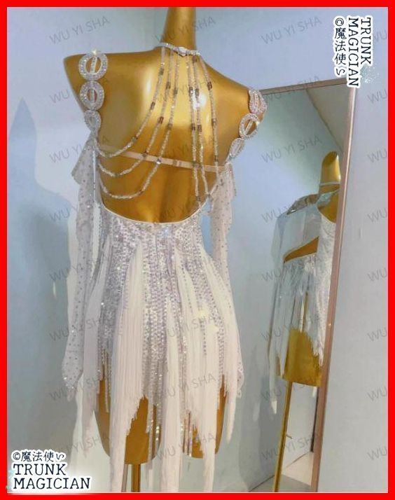 ラテン ドレス ホワイト ビーズ フリンジ Lianna Lace Midi Dress | Free People