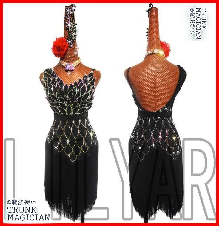 ラテンドレス ラテンワンピース ダンス衣装 オーダーメイド