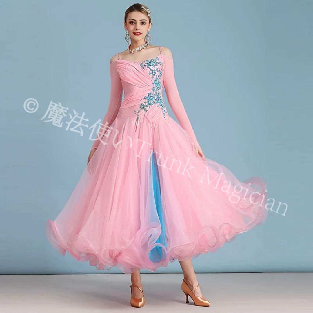 ♥ スタンダードドレス 発表会?デモ?競技会にオススメ 珍しいデザイン