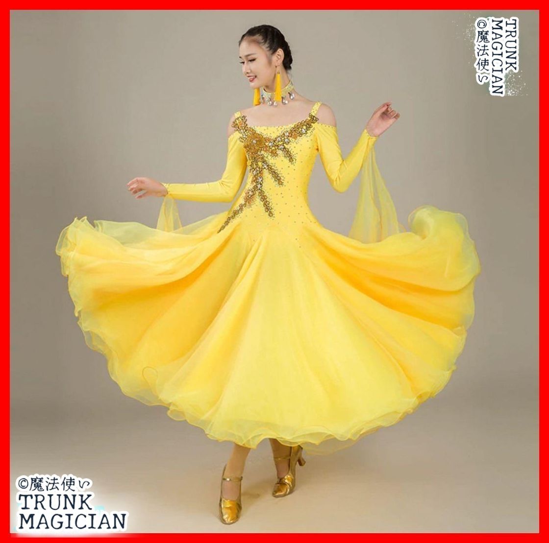 全新 ダンス衣装 ドレス 発表会やデモに