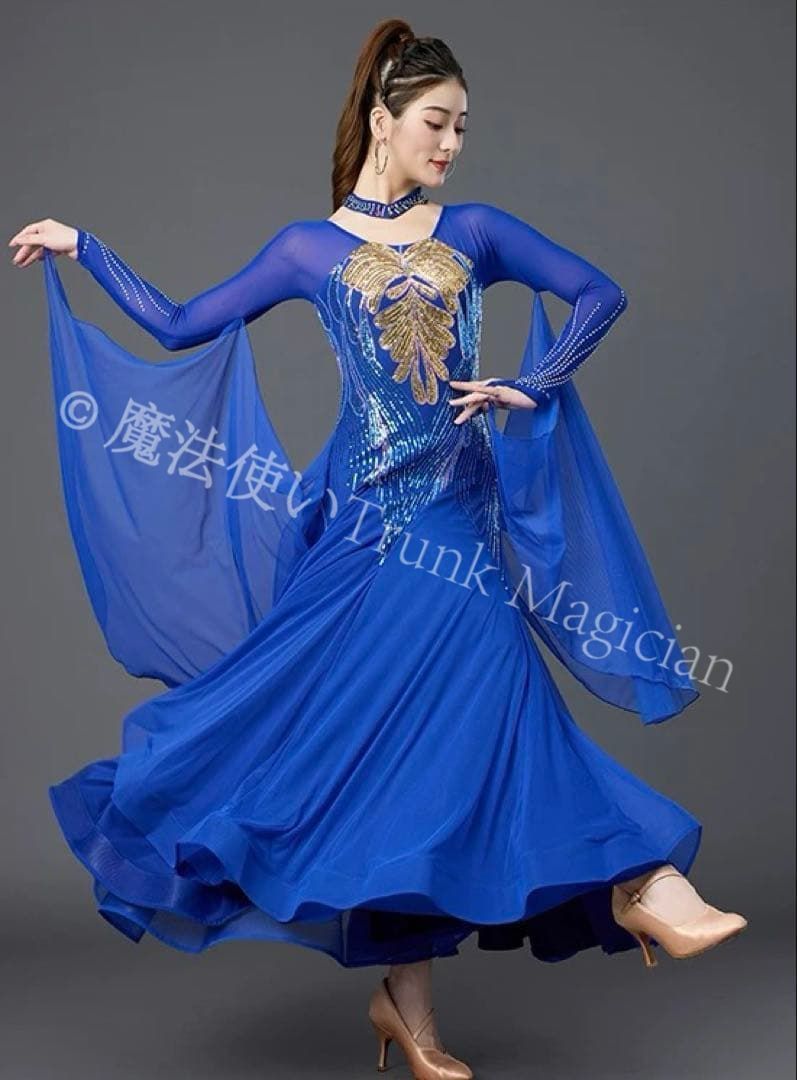 キラキラ ドレス 競技会やデモ ダンスパーティーで大活躍