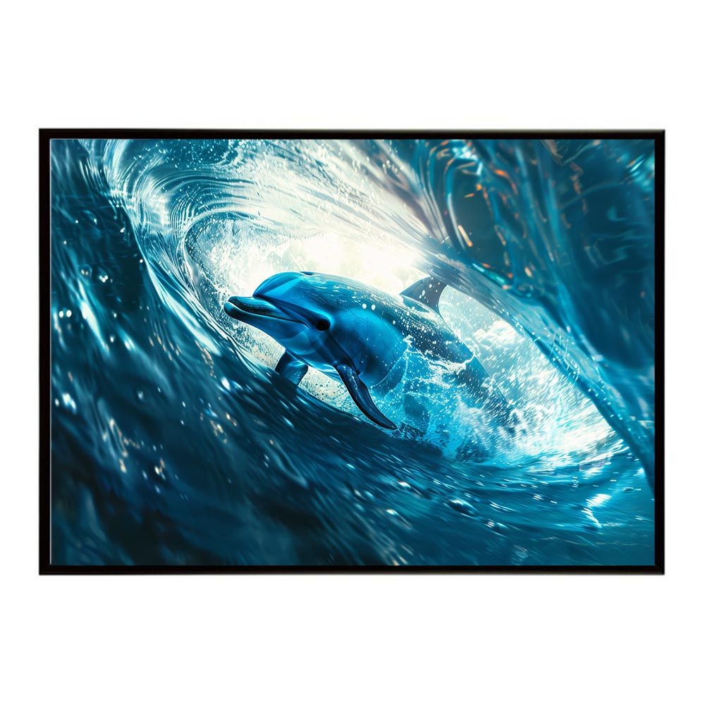 イルカの油絵 オレンジと青のグラデーション27✖️25 描いてみよう夕日イルカクジラ - YouTube