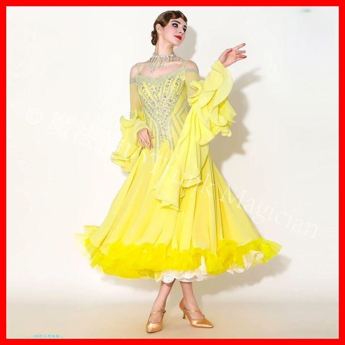 全新 豪華ストーン付き ドレス 競技会やデモでも輝く魅力的なデザイン