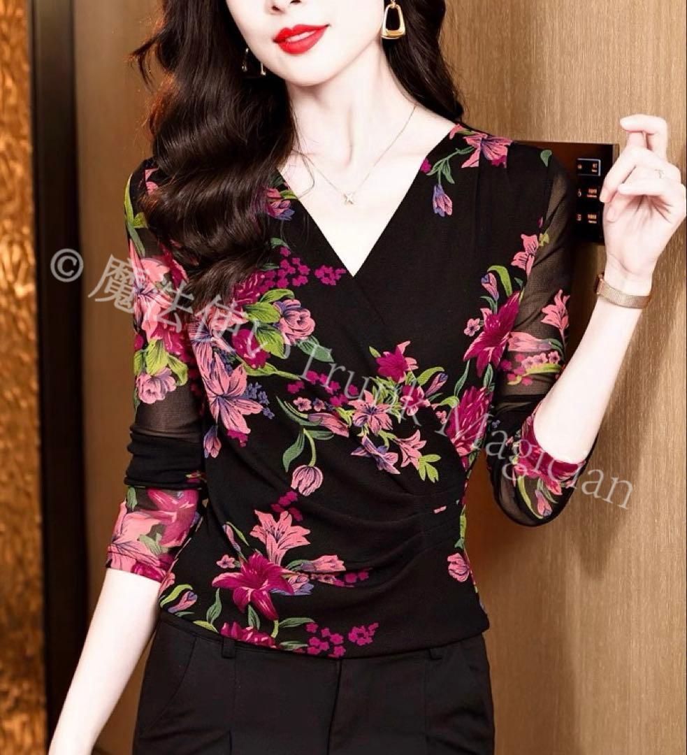 練習着 ダンスパーティーにも エレガントな魅力引き立つトップス 日常使いも