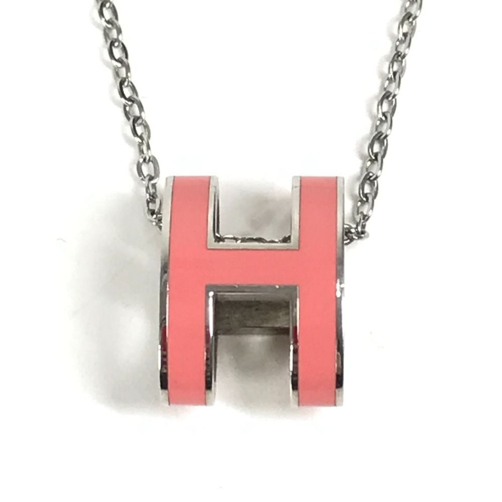 HERMES エルメス ネックレス ポップアッシュ メタル ピンク - メルカリ