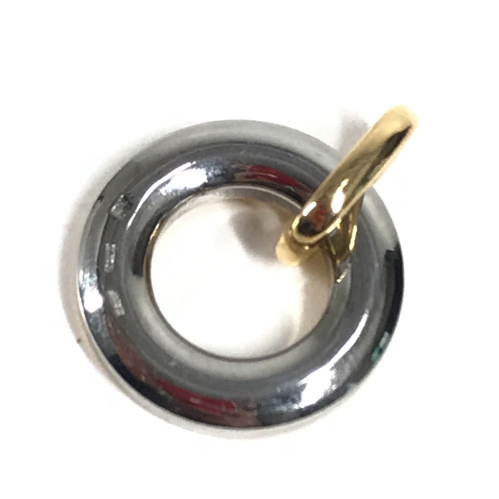 BVLGARI ブルガリ ペンダントトップ ロゴ バイ K 18 ゴールド