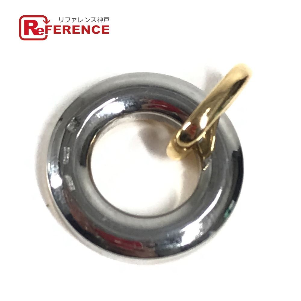 BVLGARI ブルガリ ペンダントトップ ロゴ バイ K 18 ゴールド