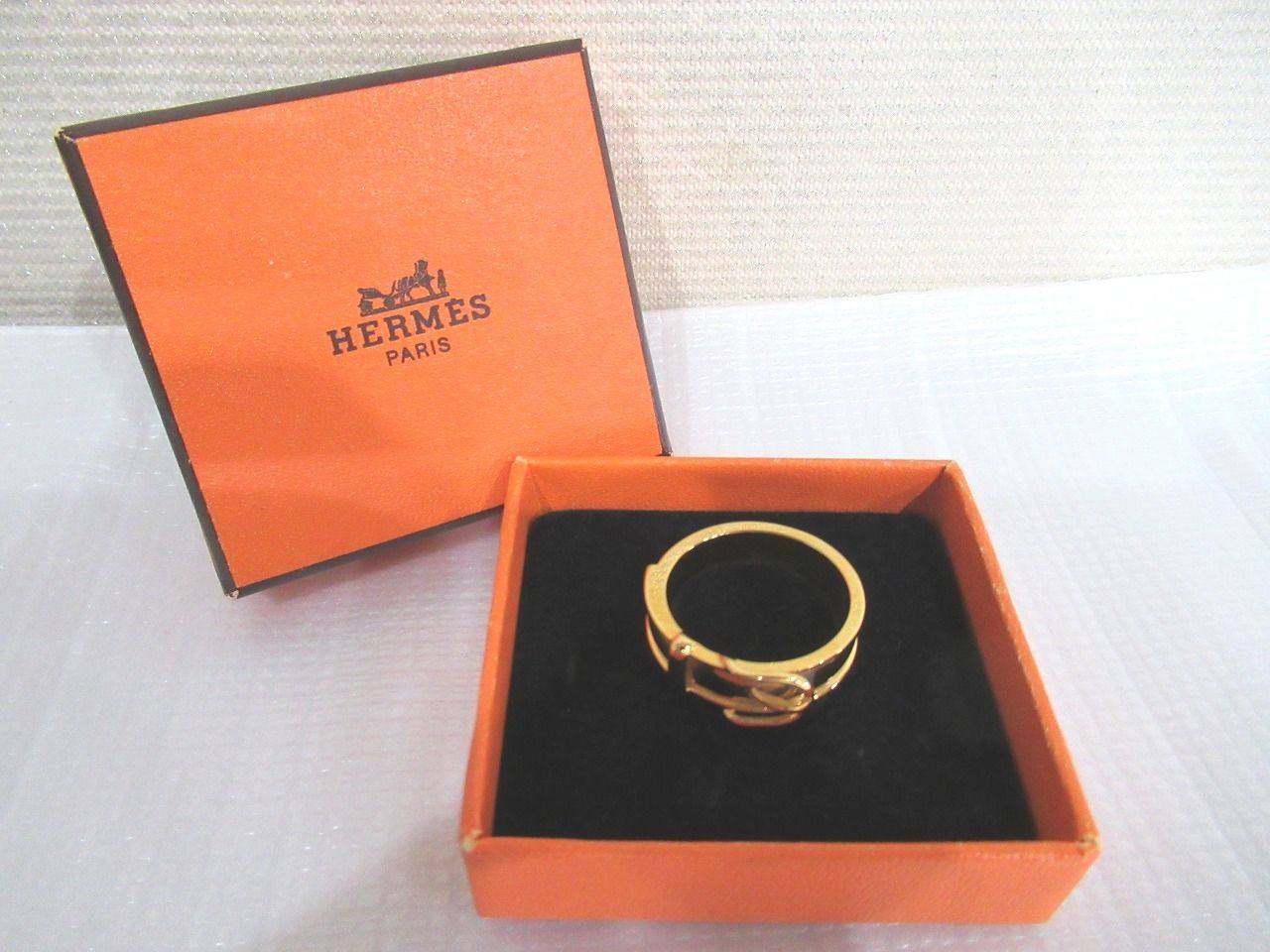 極美品 正規品】HERMES エルメス サンチュール スカーフリング