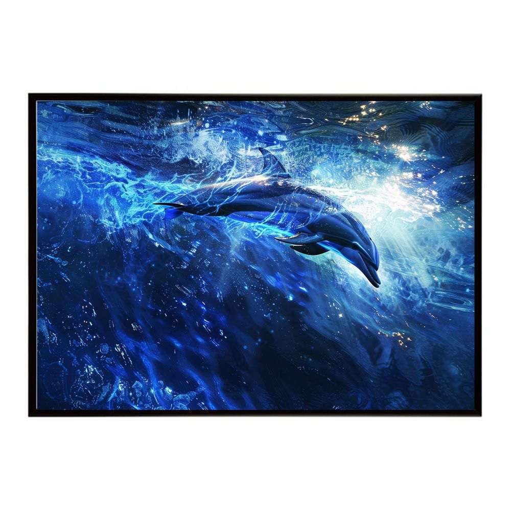 お買い得品 【A1サイズ（約59x84cm）】【lh-poster-6054】イルカ 海