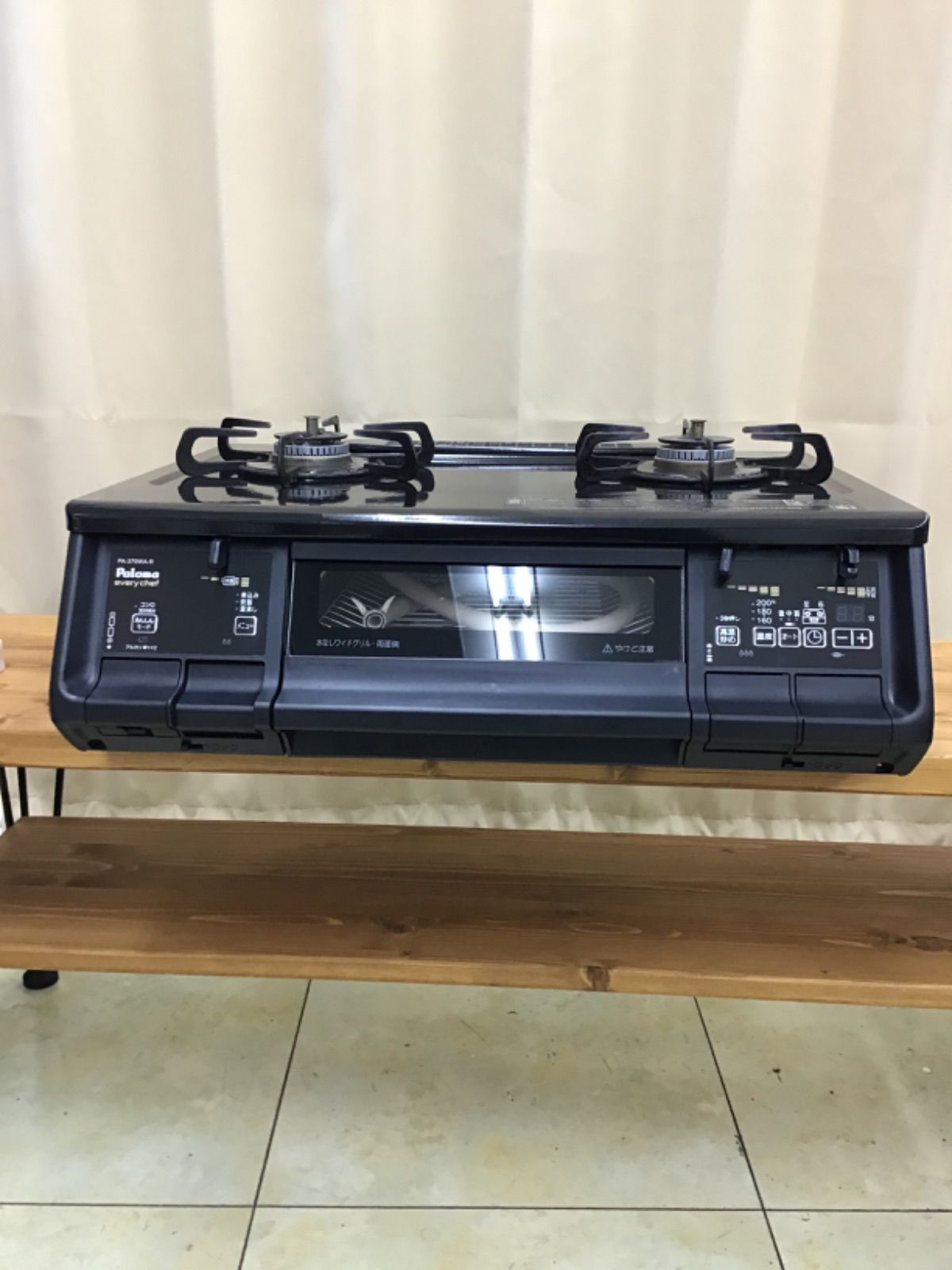 リユース PALOMA パロマ ガステーブル 都市ガス用 PA 370 WA R 23年製