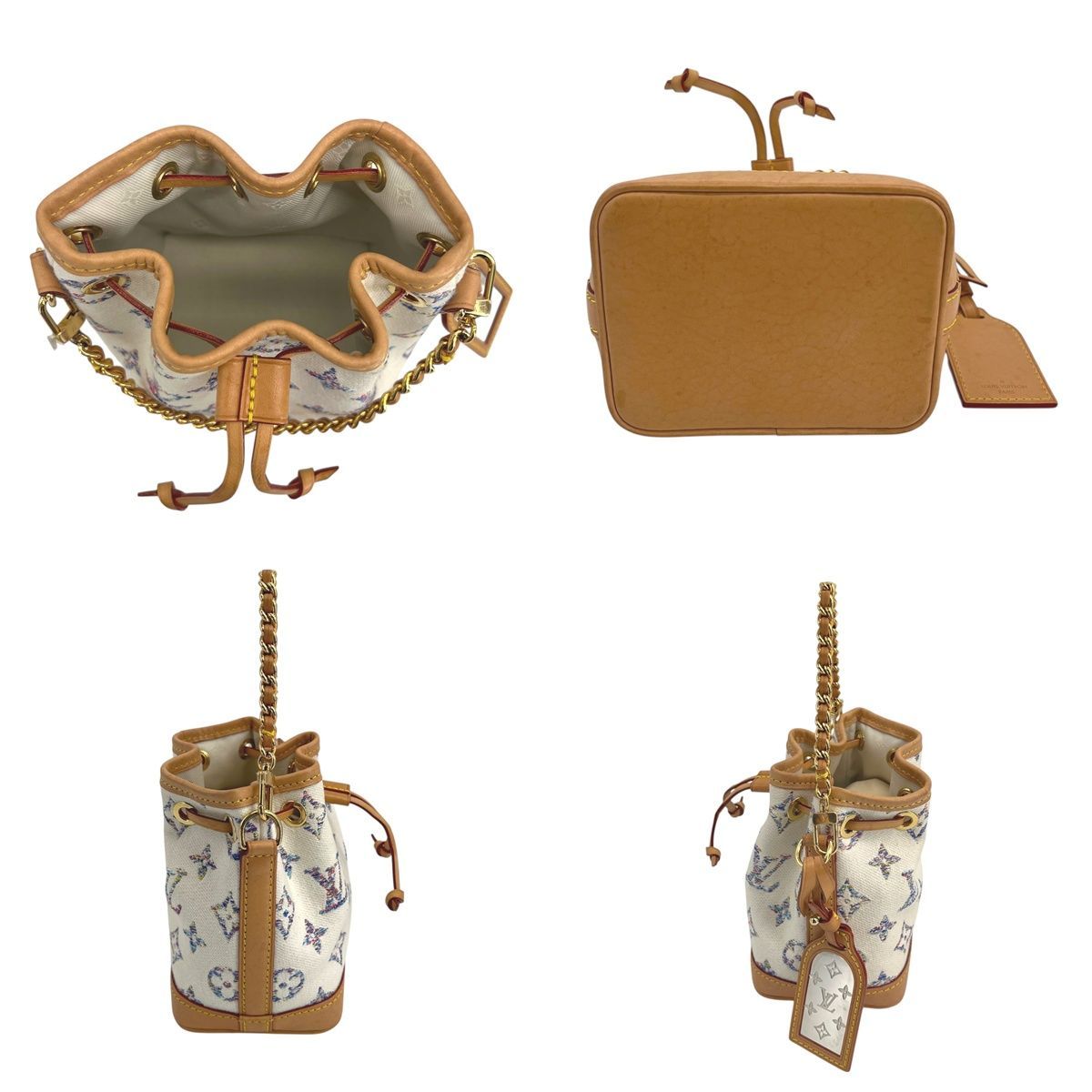 中古】 LOUIS VUITTON ルイ・ヴィトン M83453 ナノ ノエ モノグラム