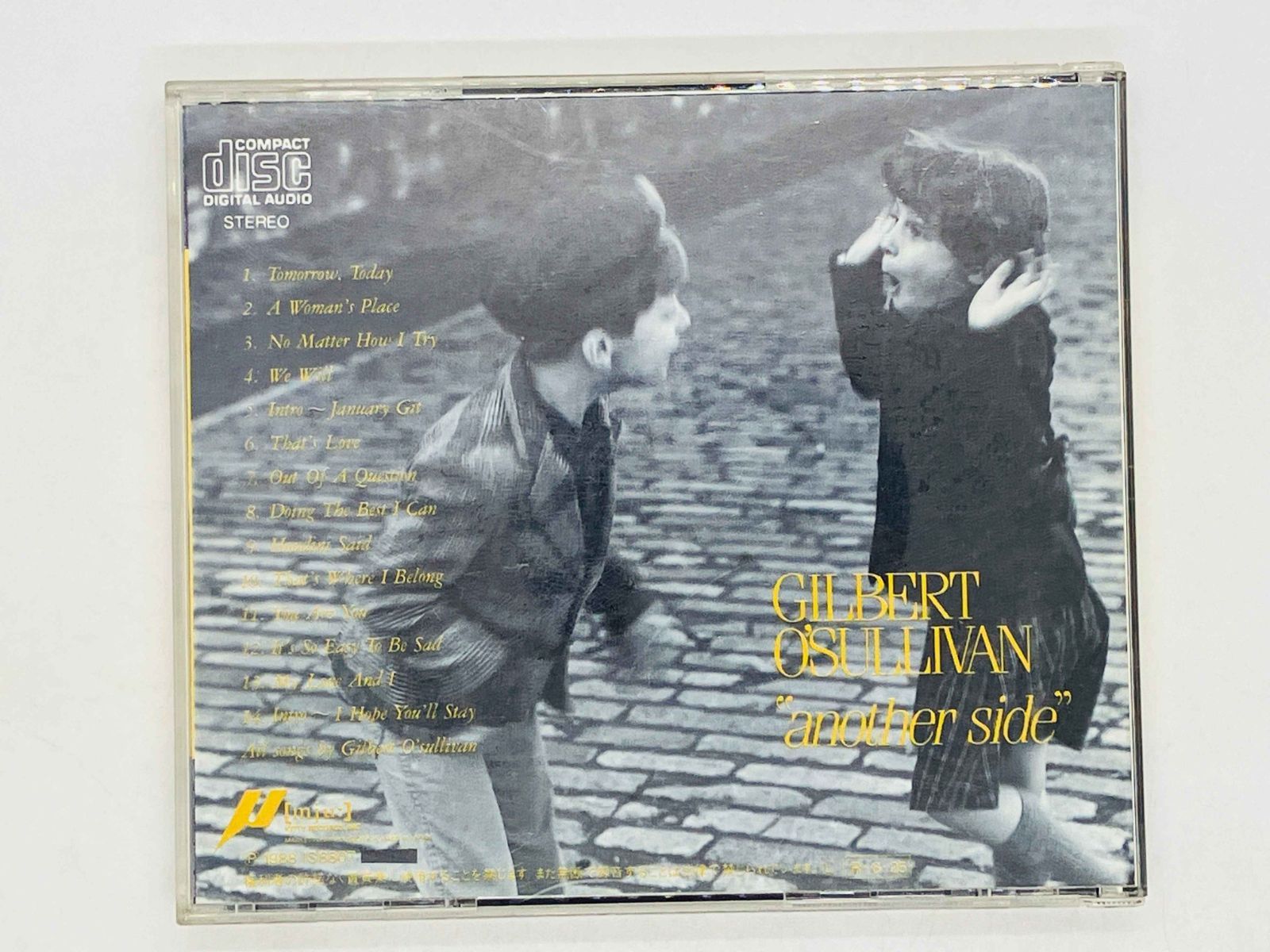 CD アナザー・サイド / ギルバート・オサリバン・ベスト / Gilbert O