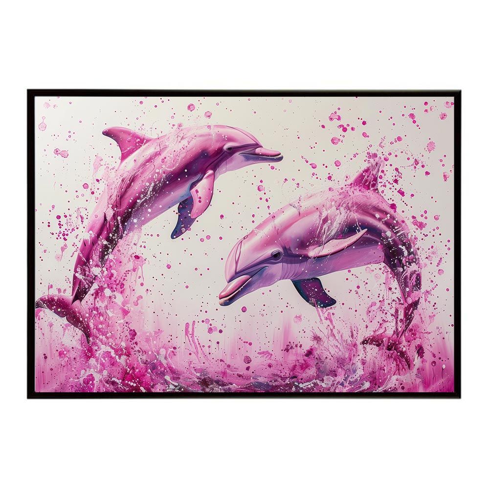 【SALE】土村芳さん掲載ページ（約A3サイズ） A3サイズ（約30×42cm）】【lh-poster-6118】イルカ 海 ブルー