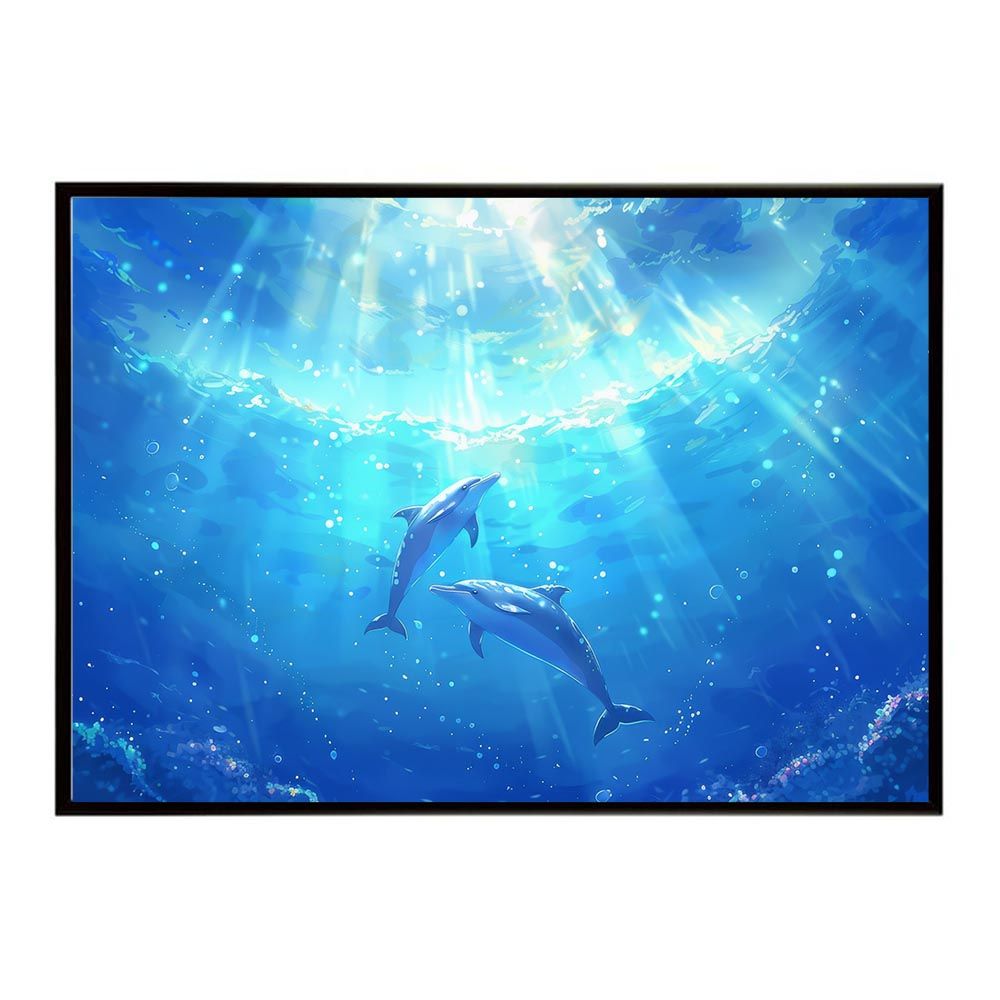 インテリア小物 【A3サイズ（約30×42cm）】【lh-poster-6129】イルカ