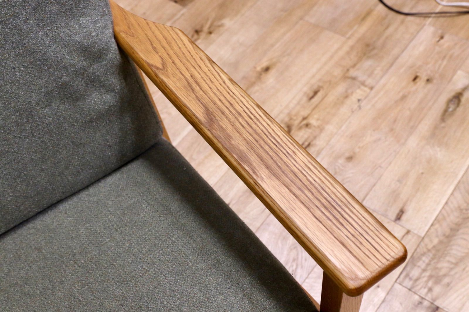  GMIH332 unico ウニコ VISKA ヴィスカ 3人掛けソファ トリプルソファ オーク材 グリーン 北欧スタイル マイクロファイバー無地 2人掛け 3人掛けソファ ソファ ソファベッド