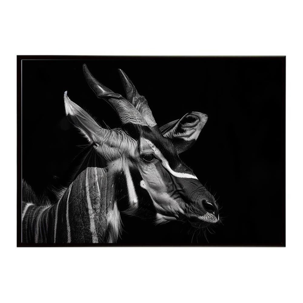 【A1サイズ（約59x84cm）】【lh-poster-6210】Bongo ボンゴ アンテロープ サバンナ アフリカ 草原 自然 ネイチャー 動物 アニマル 野生動物 写真 鹿ポスター インテリア /lh-poster-6210