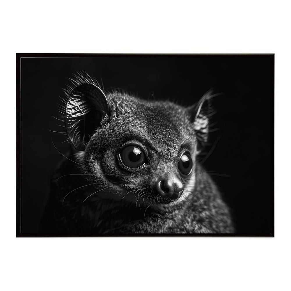 【B1サイズ（約73x103cm）】【lh-poster-6243】Bushbaby ガラゴ ブッシュベイビー サバンナ アフリカ 草原 自然 ネイチャー 動物 アニマル 野生動物 写真ポスター インテリア /lh-poster-6243