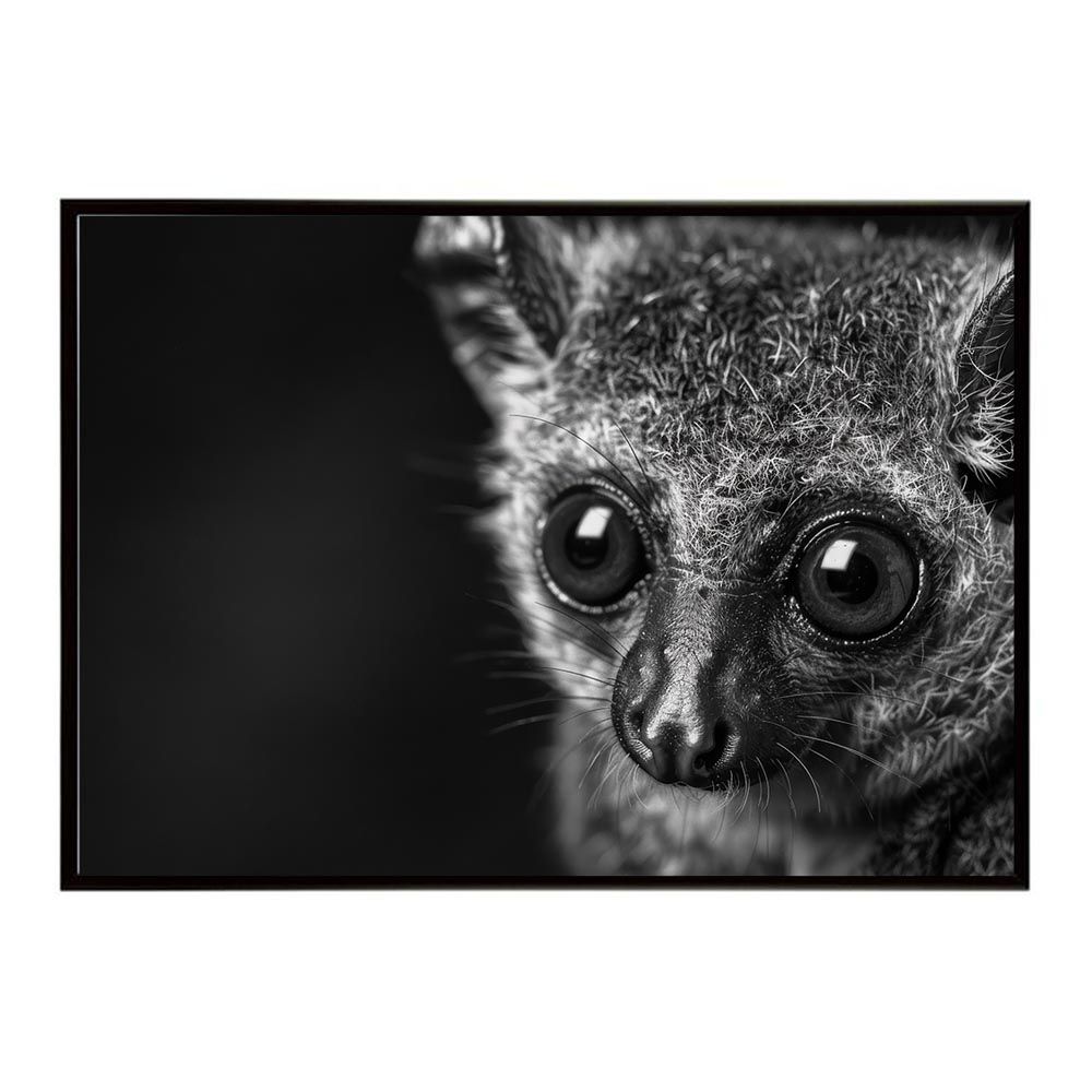 【B3サイズ（約36x51cm）】【lh-poster-6244】Bushbaby ガラゴ ブッシュベイビー サバンナ アフリカ 草原 自然 ネイチャー 動物 アニマル 野生動物 写真ポスター インテリア /lh-poster-6244