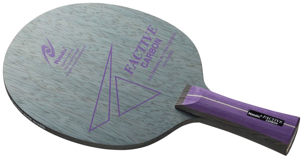 ニッタク Nittaku 卓球 シェークラケット FACTIVE CARBON FL ファクティブカーボン フレア   NC0434 -