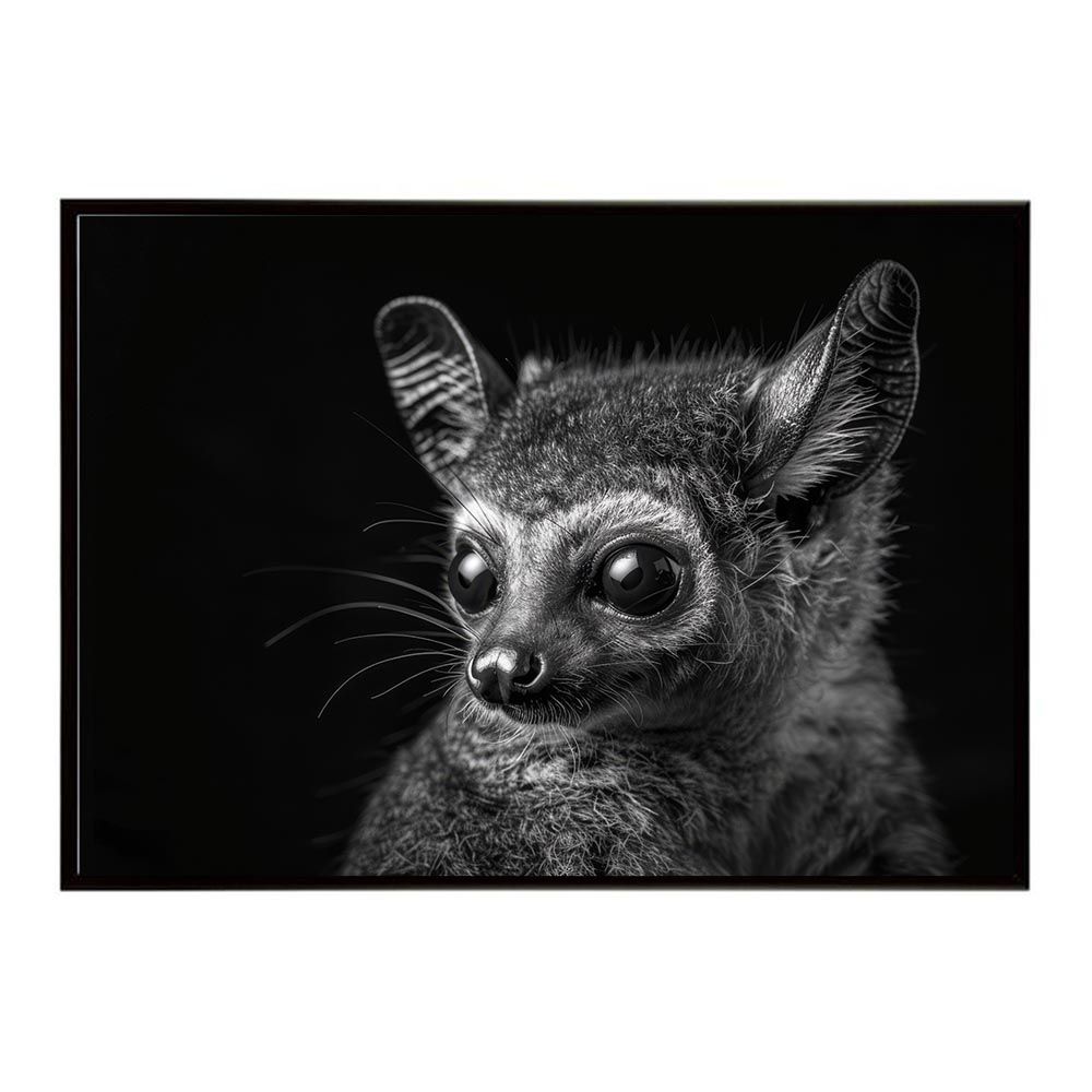 【A1サイズ（約59x84cm）】【lh-poster-6246】Bushbaby ガラゴ ブッシュベイビー サバンナ アフリカ 草原 自然 ネイチャー 動物 アニマル 野生動物 写真ポスター インテリア /lh-poster-6246