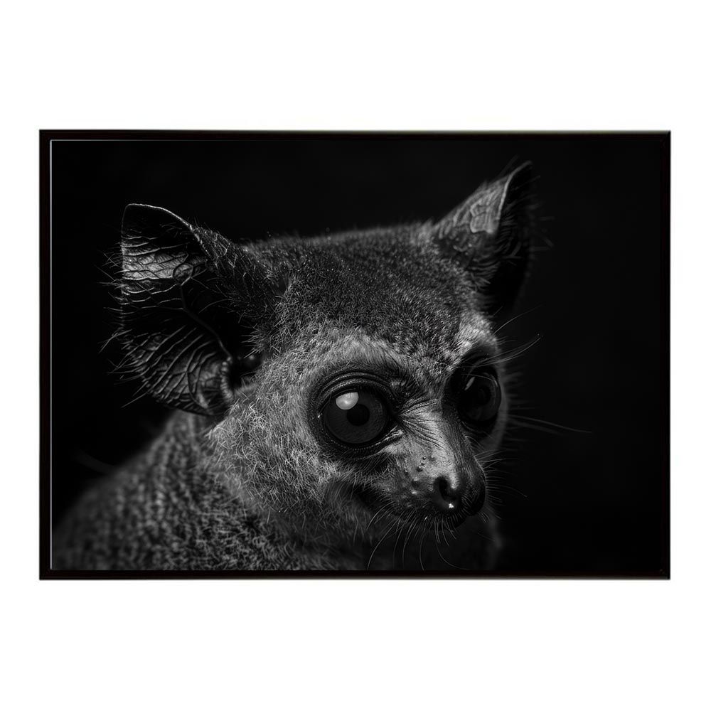 【A2サイズ（約42x59cm）】【lh-poster-6248】Bushbaby ガラゴ ブッシュベイビー サバンナ アフリカ 草原 自然 ネイチャー 動物 アニマル 野生動物 写真ポスター インテリア /lh-poster-6248