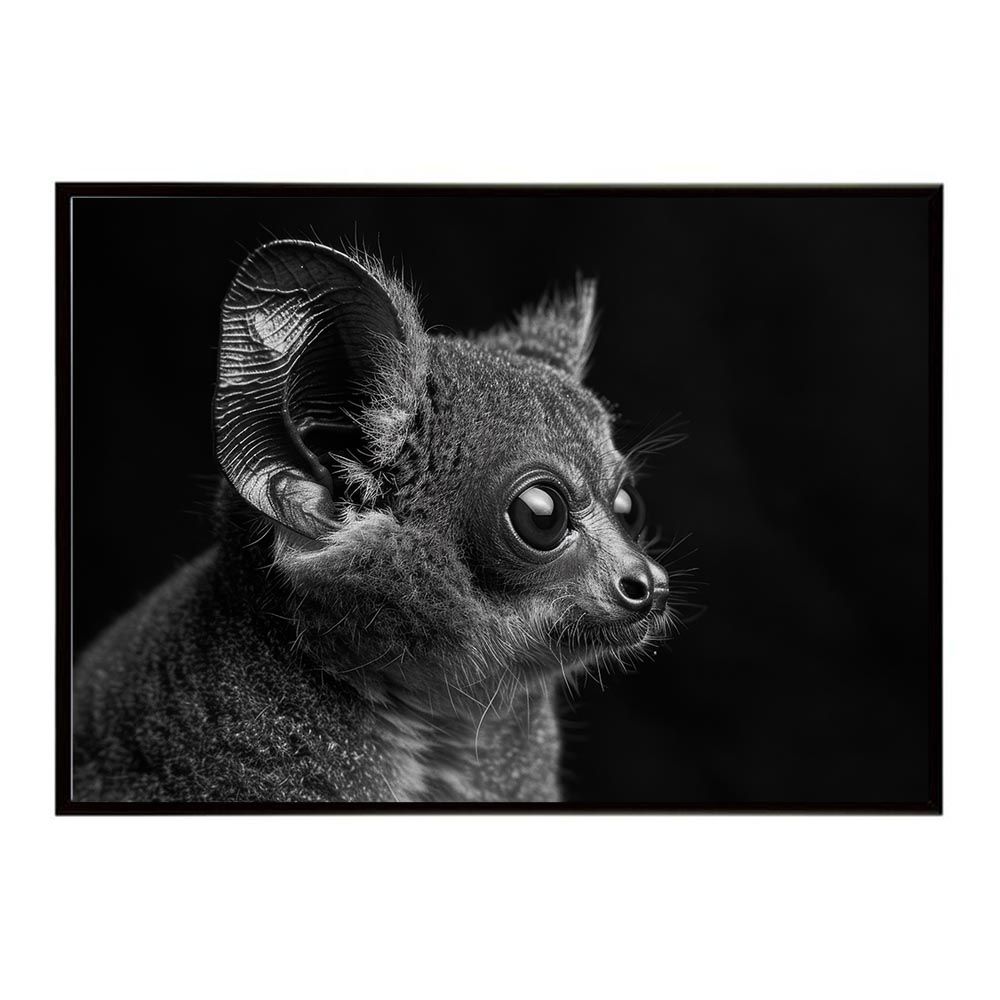B2サイズ（約51x73cm）】【lh-poster-6250】Bushbaby ガラゴ ブッシュベイビー サバンナ アフリカ 草原 自然 ネイチャー, image size:1000x1000