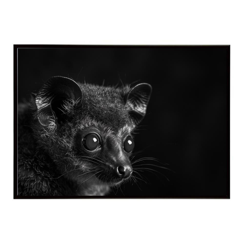 【B1サイズ（約73x103cm）】【lh-poster-6251】Bushbaby ガラゴ ブッシュベイビー サバンナ アフリカ 草原 自然 ネイチャー 動物 アニマル 野生動物 写真ポスター インテリア /lh-poster-6251
