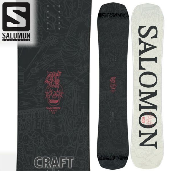 25 26 SALOMON サロモン CRAFT クラフト メンズ スノーボード フリーラン 板 2026