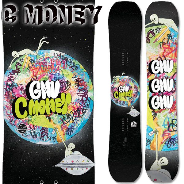 25-26 GNU グヌー C-MONEY マネー メンズ レディース スノーボード グラトリ ジブ 板 2026