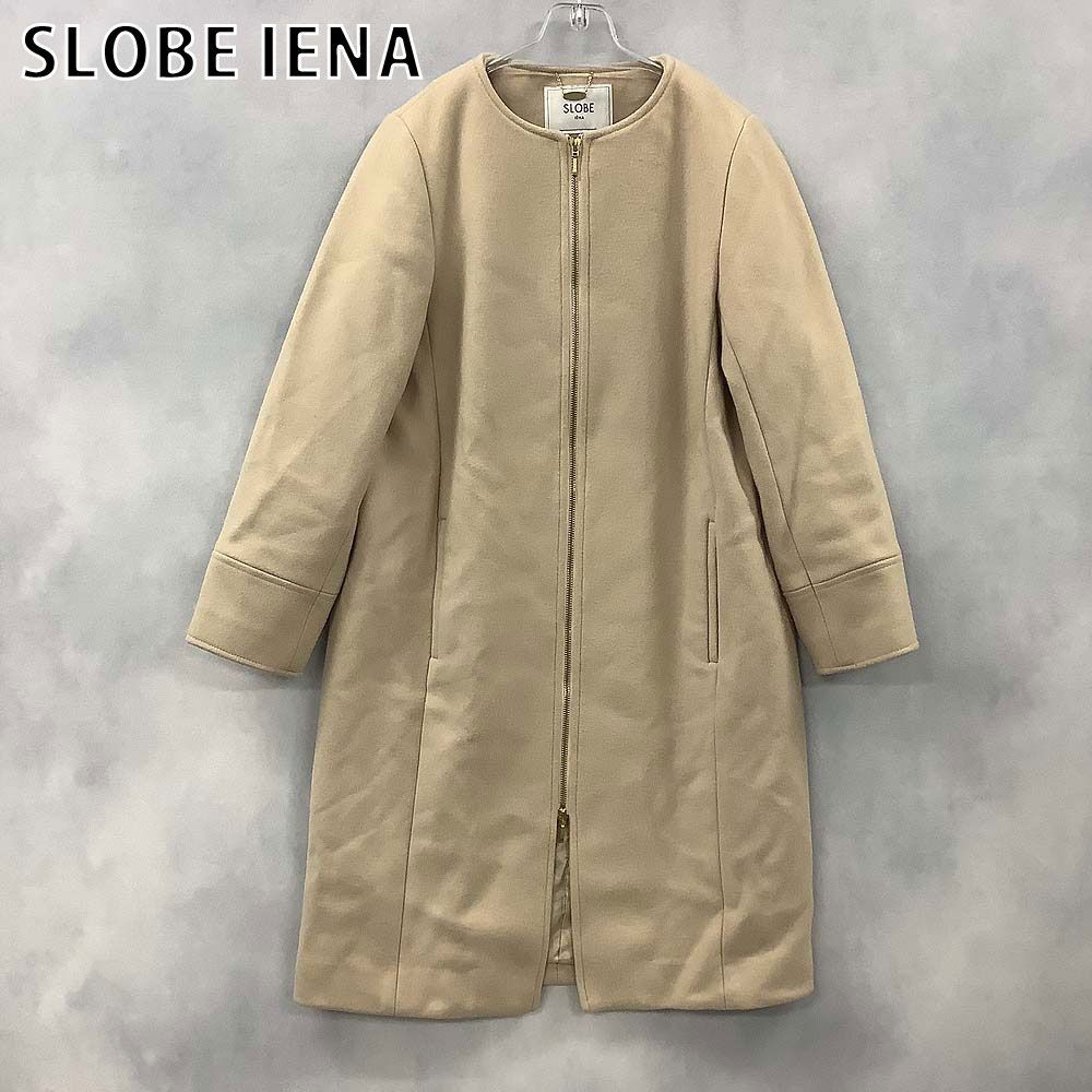 SLOBE IENA スローブイエナ ノーカラーコート HAMILTON LAMBSWOOL