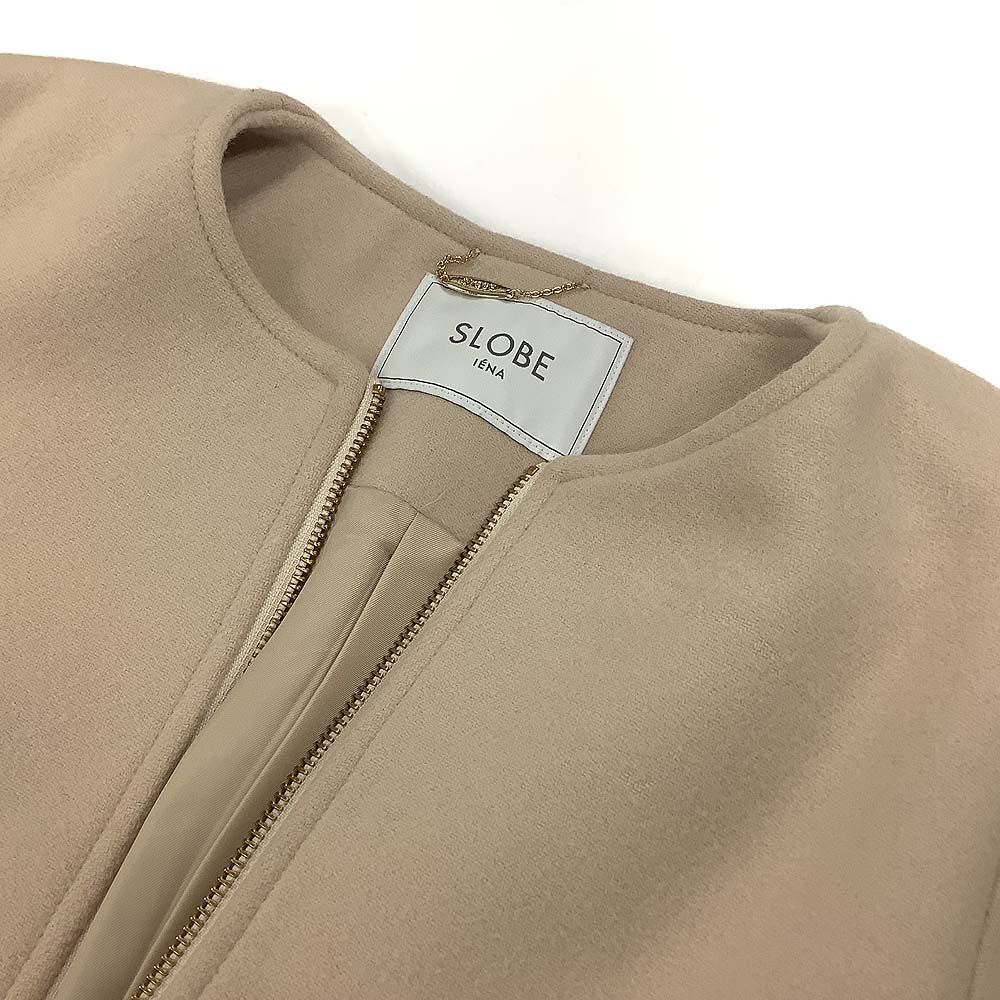 SLOBE IENA スローブイエナ ノーカラーコート HAMILTON LAMBSWOOL