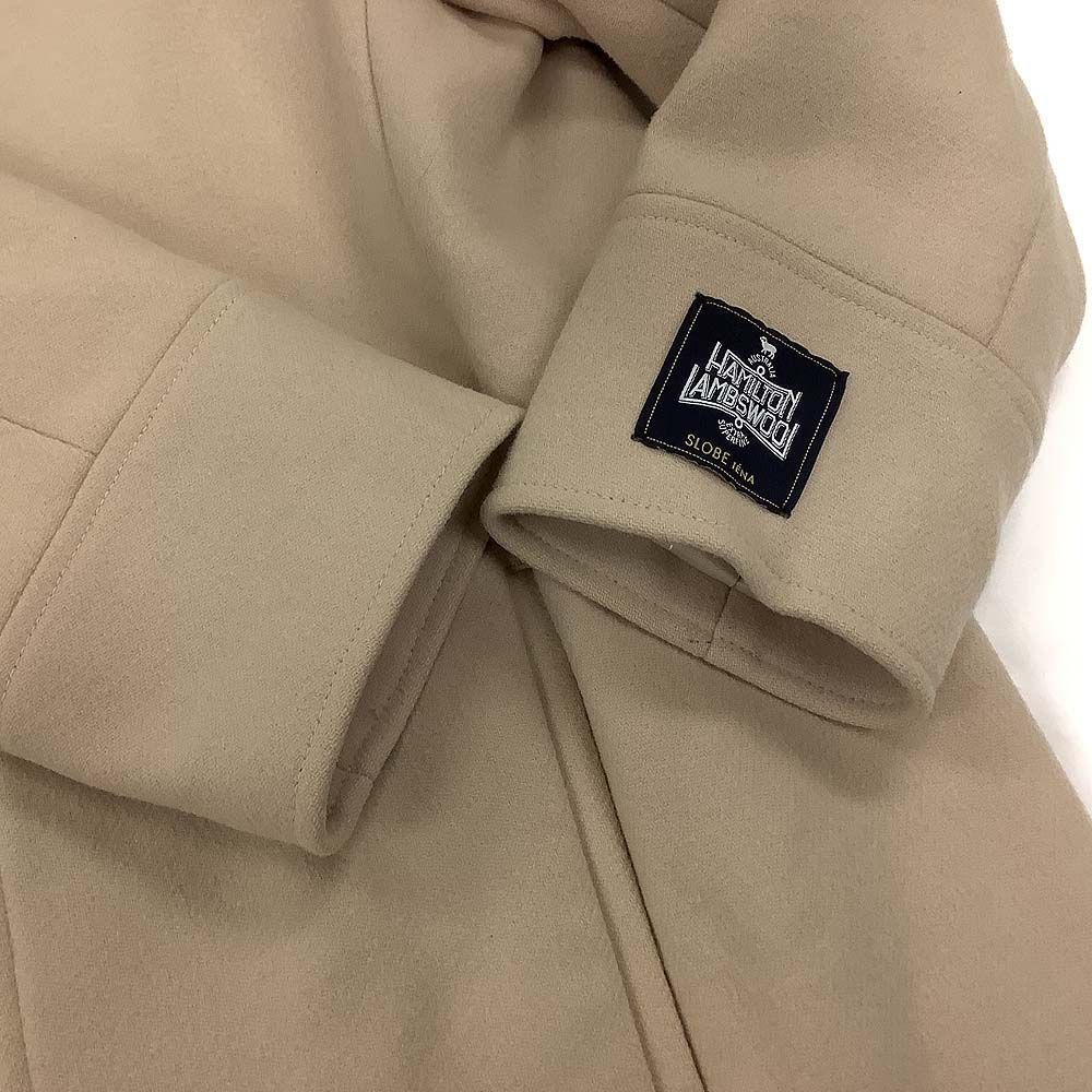 SLOBE IENA スローブイエナ ノーカラーコート HAMILTON LAMBSWOOL