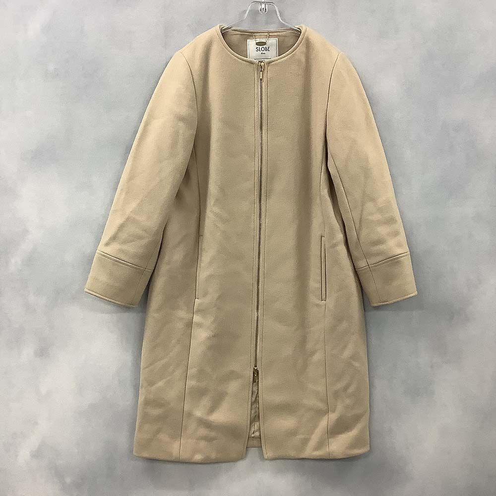 SLOBE IENA スローブイエナ ノーカラーコート HAMILTON LAMBSWOOL