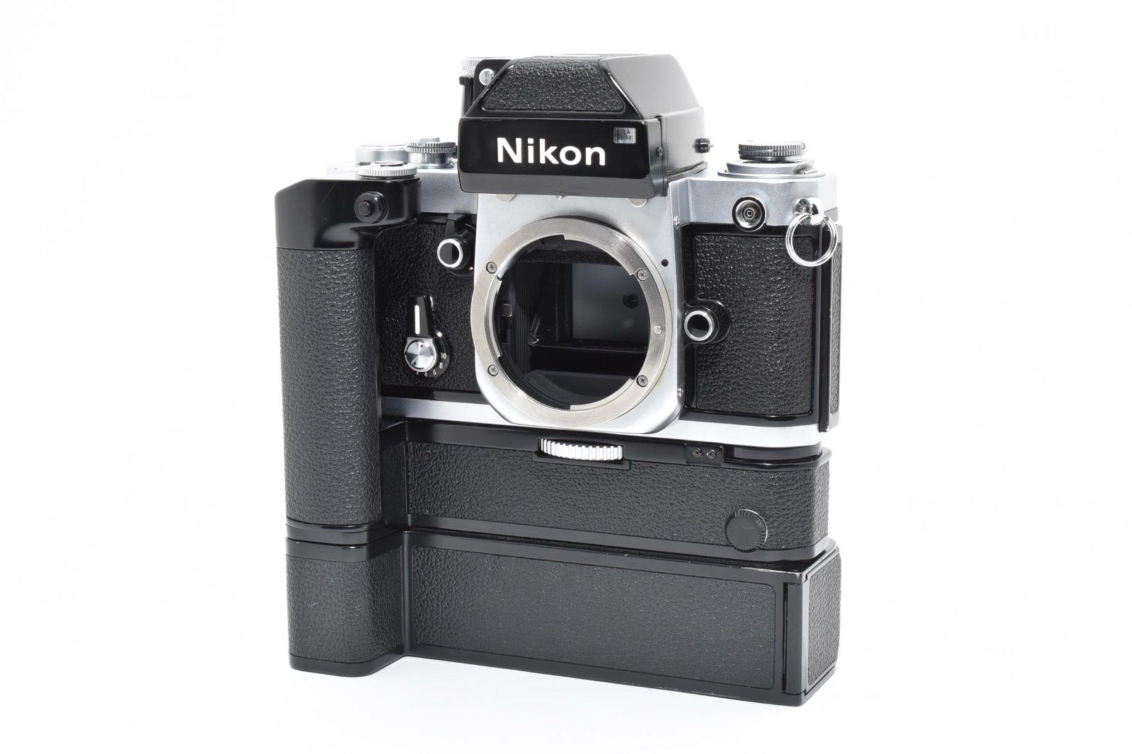 Nikon ニコン F 2 Photomic MD 3＆MB 1 フォトミック シルバー MF一眼レフフィルムカメラ モータードライブ付き ＃3519