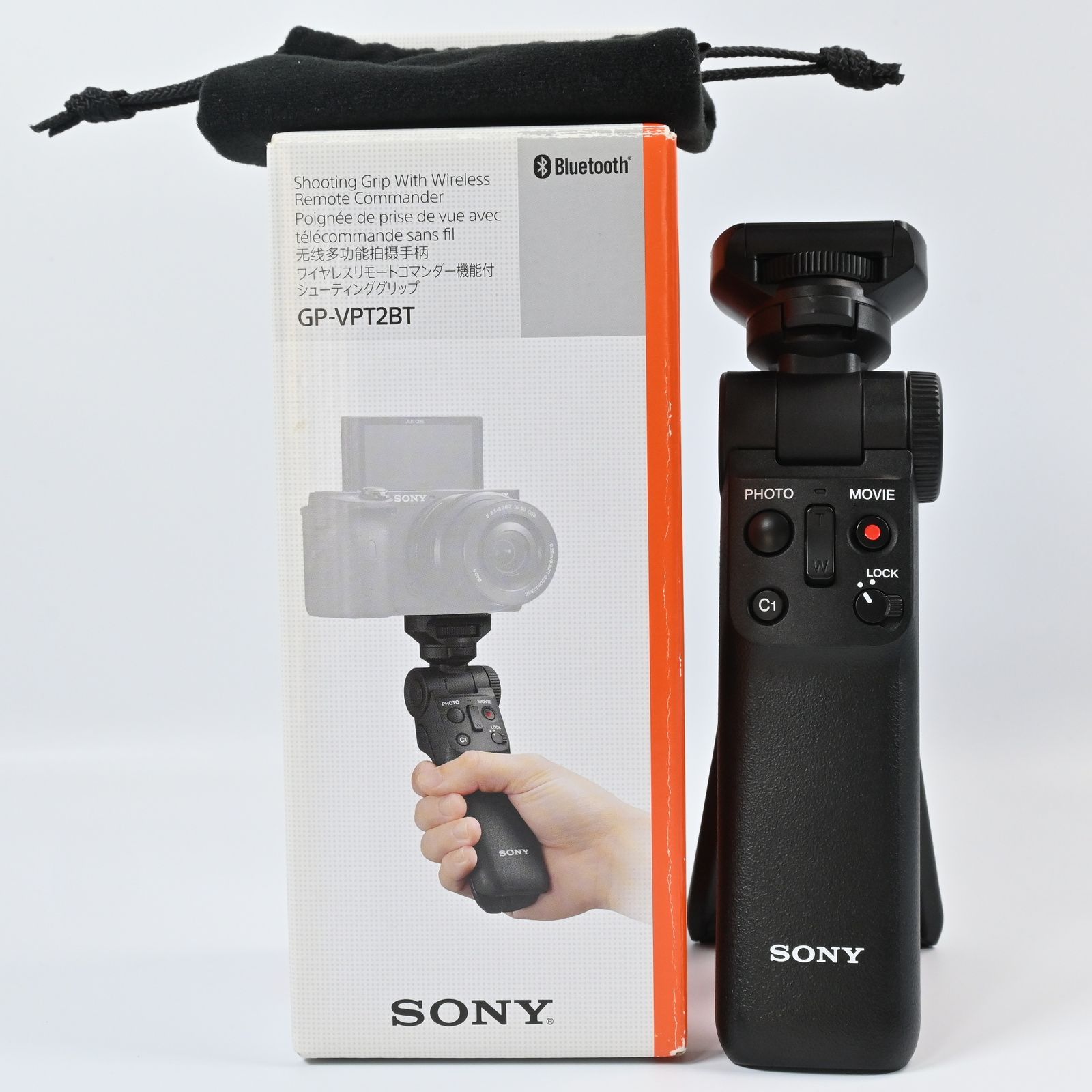 Sony ソニー 用 三脚機能付き 互換シューティンググリップ GP-VPT2BT