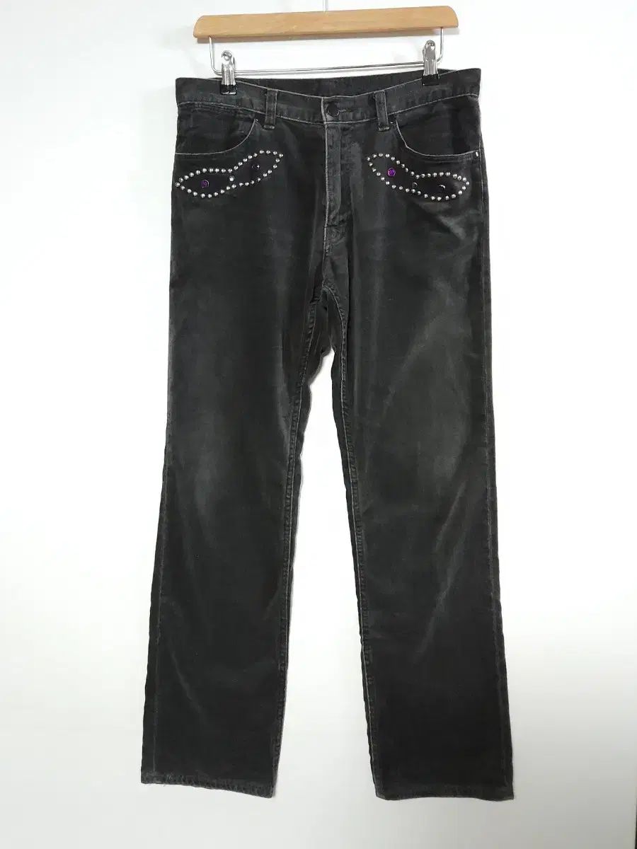 NUMBER (N)INE ナンバーナイン コーデュロイ 黒 パンツ 宮下貴裕 NUMBER(N)INE(ナンバーナイン) by 宮下貴裕(タカヒロミヤシタ) ROAR