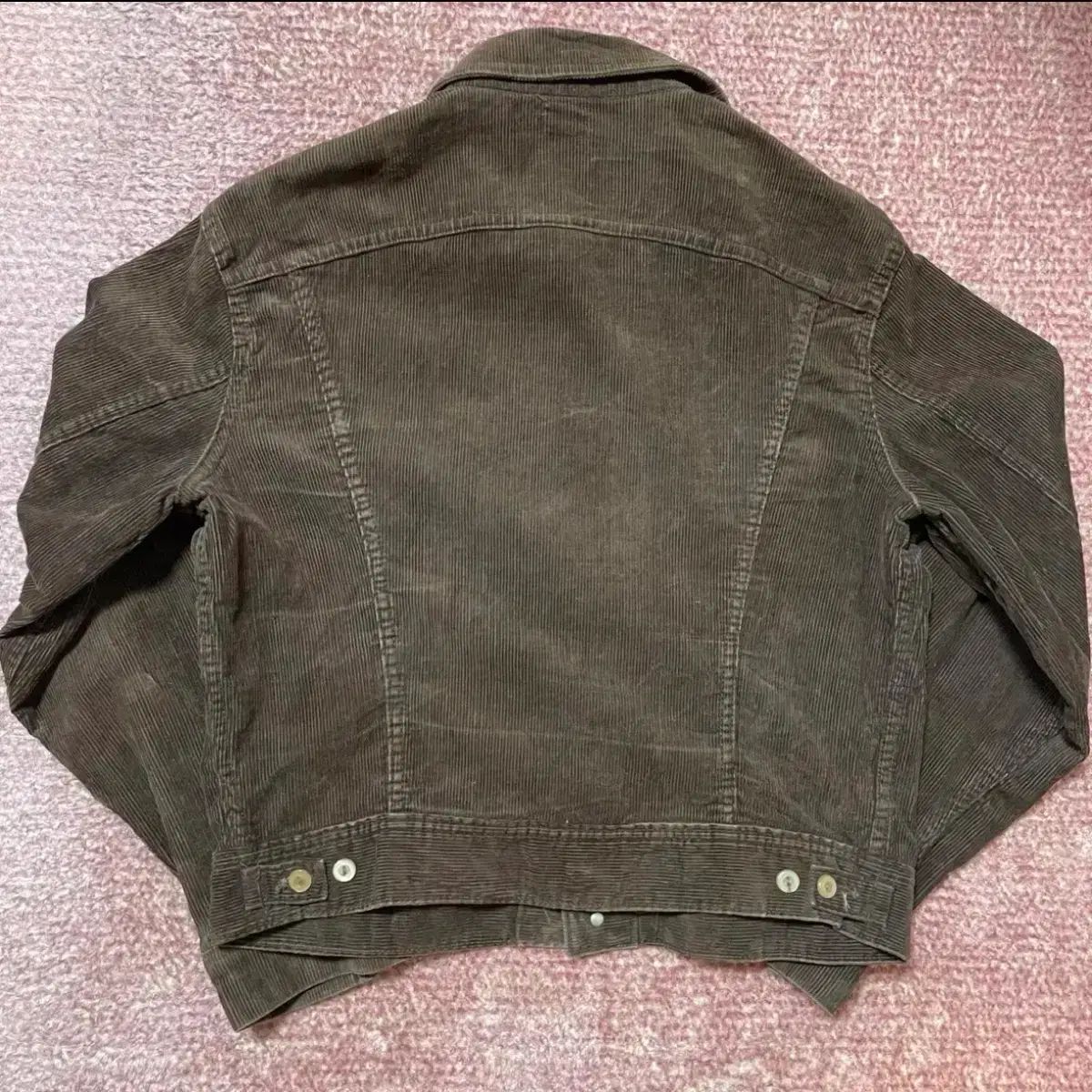 Lee 101 j コーデュロイ ヴィンテージ ジャケット ダークブラウン M 100