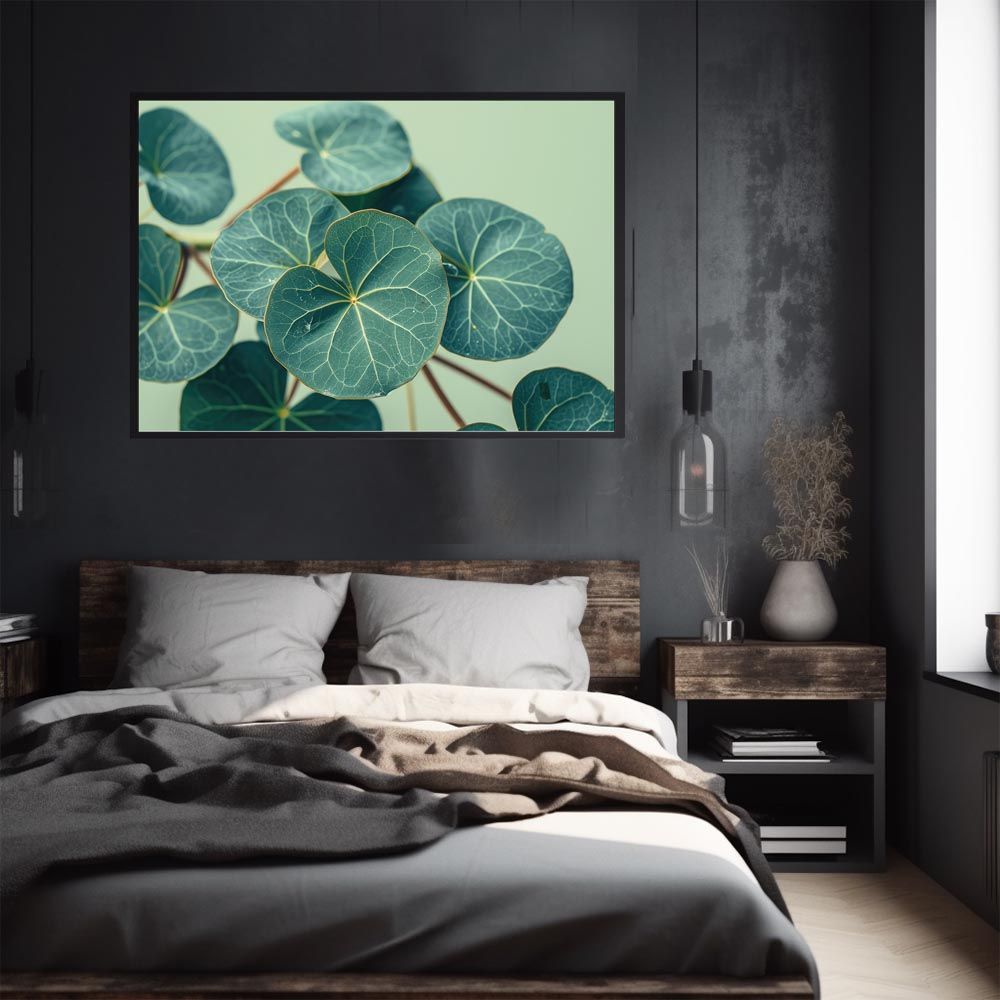 【B1サイズ（約73x103cm）】【lh-poster-4708】植物 グリーン 葉っぱ 観葉 ポスター ボタニカル 草 自然 インテリア アート